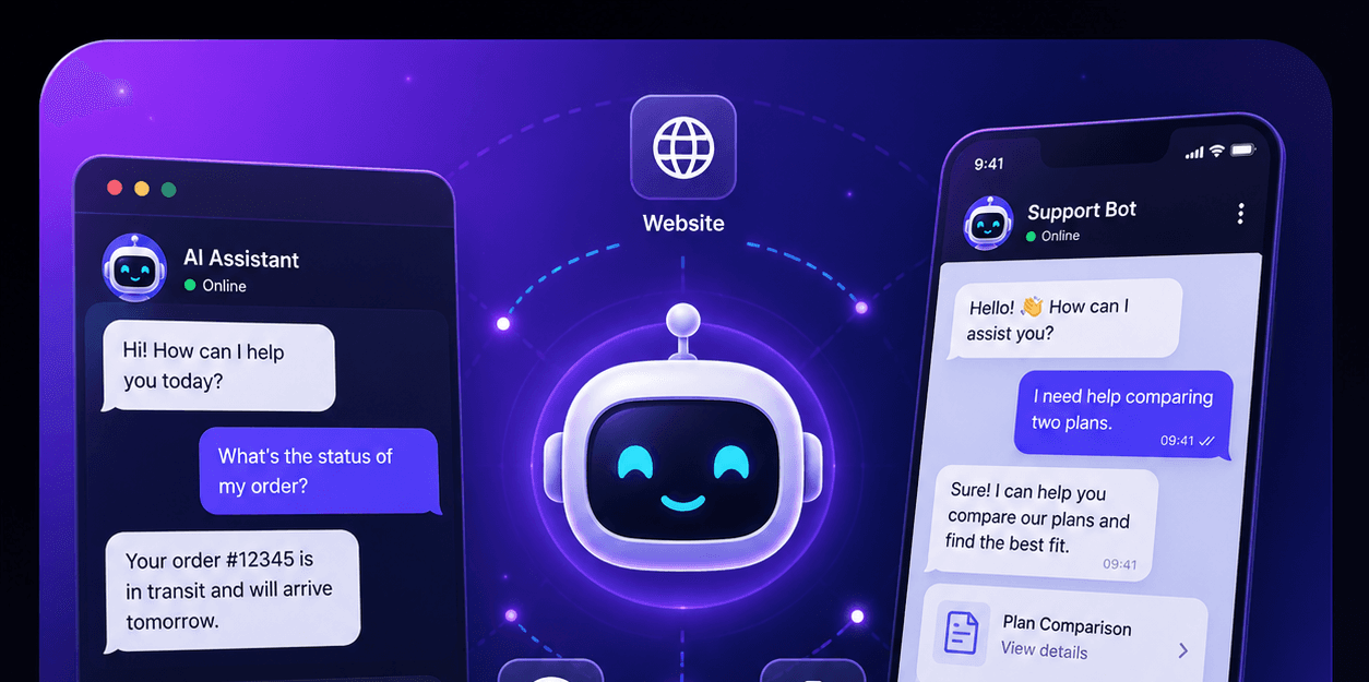 Chat Bots Automation - AI Support & Lead Qualification
