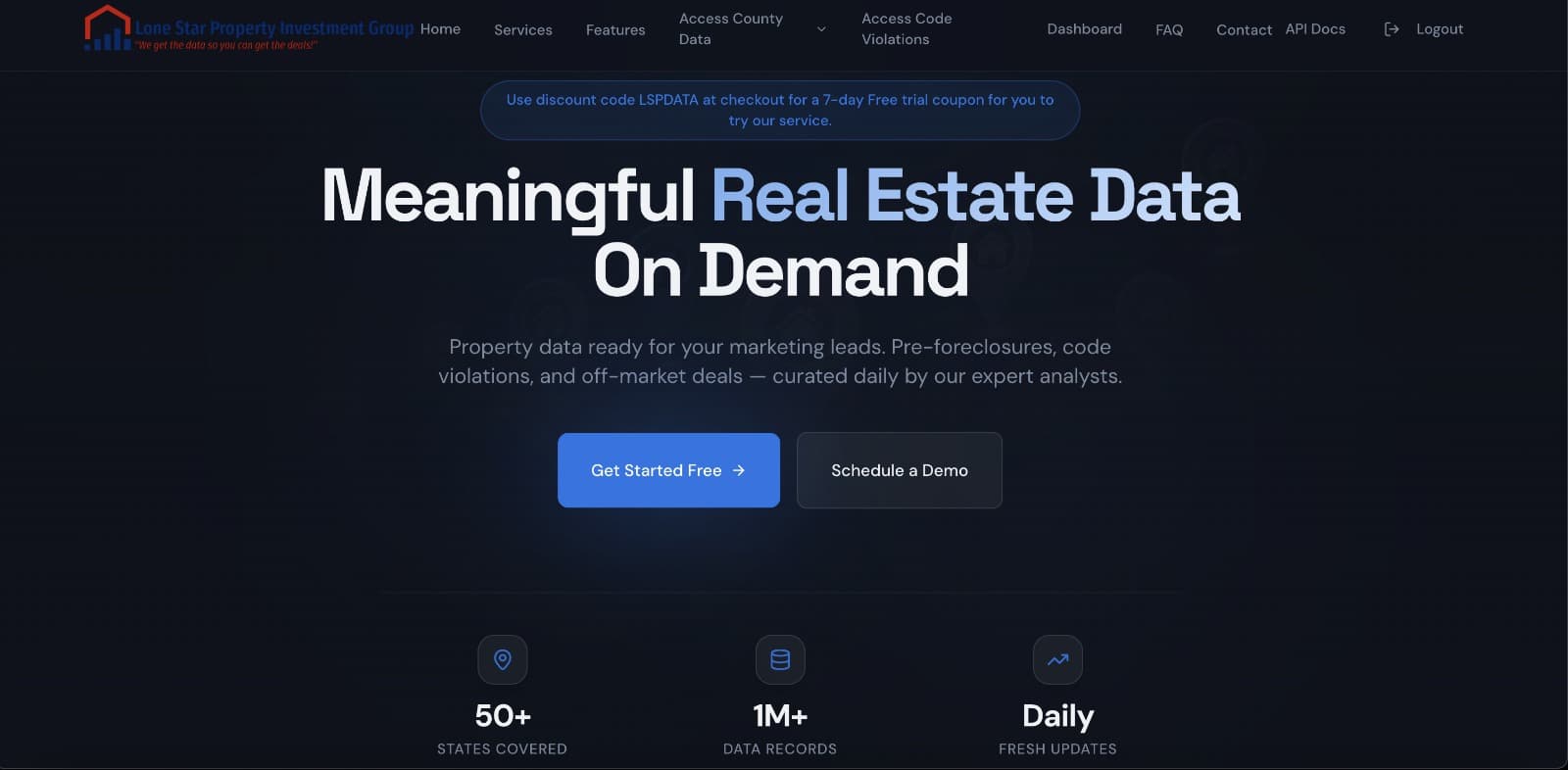 LSP Data Homepage