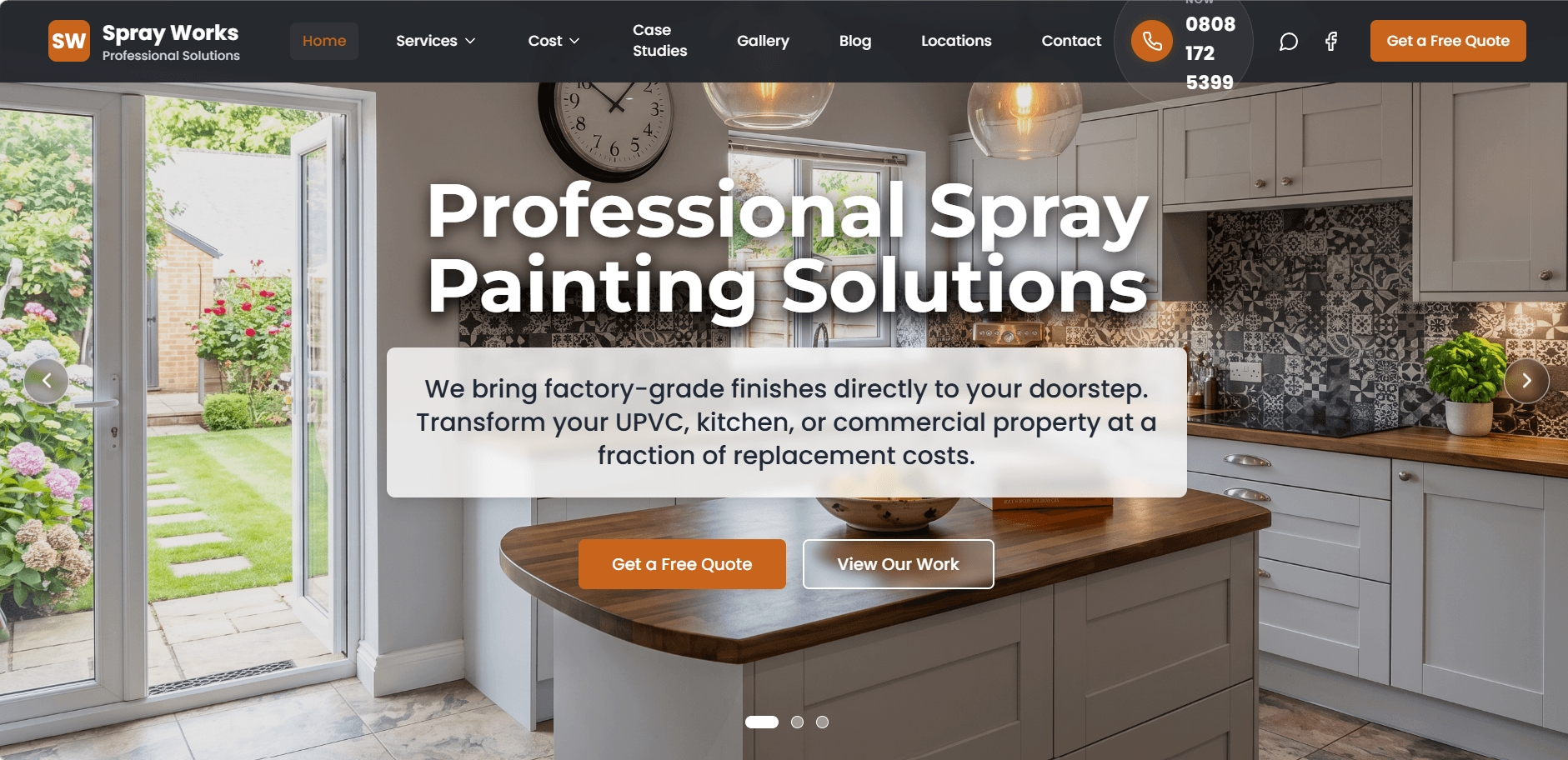 Spray Works homepage