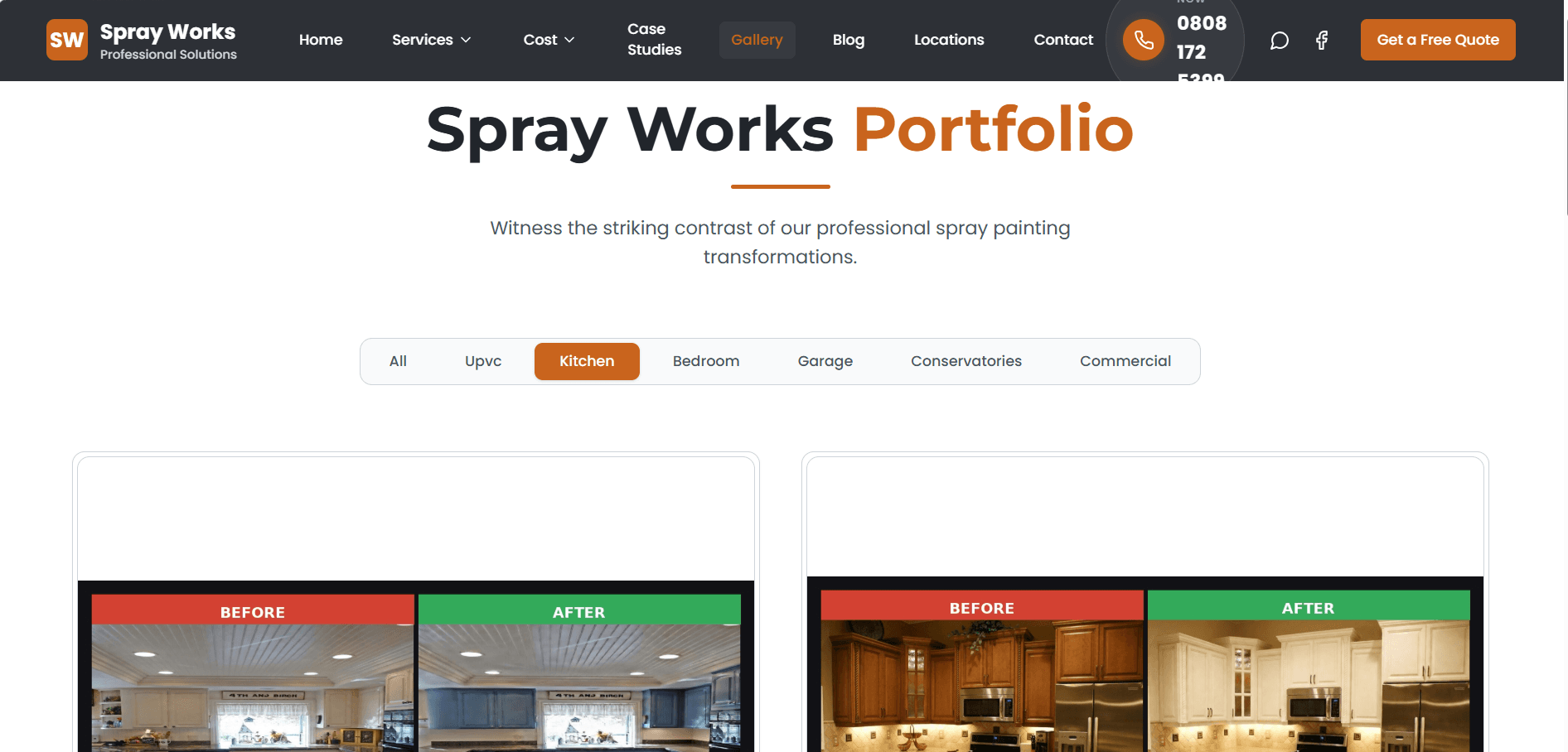 Spray Works portfolio gallery